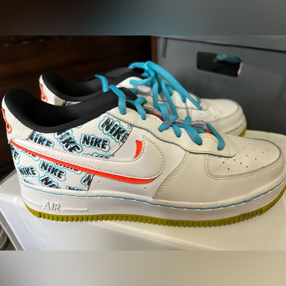 Nike Airforce Nike Air Force 1 Low Back To School CZ8139-100 6.5y - Picture 3 of 5